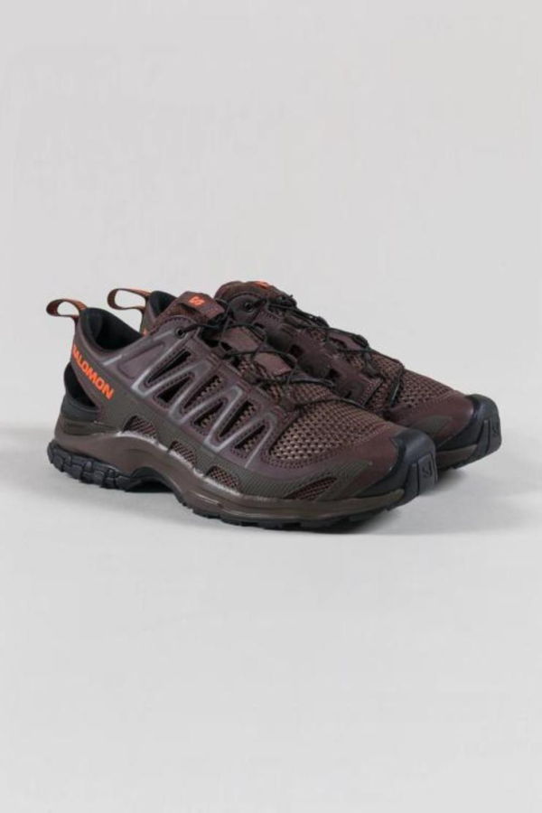 SALOMON Sneakers - French Roast Delicioso Red Orange