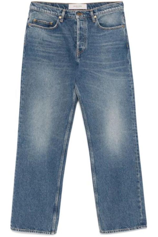 Golden Goose Blue Denim Pants - Blue