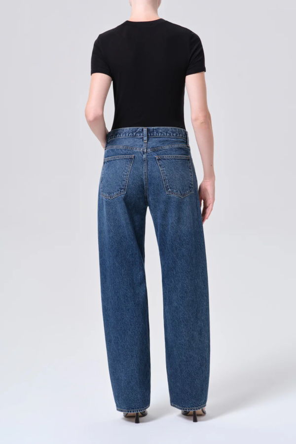 AGOLDE Arc Criss Cross Denim Jeans