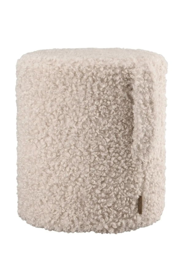 Blomus Teddy Upholstered Pouf - Beige
