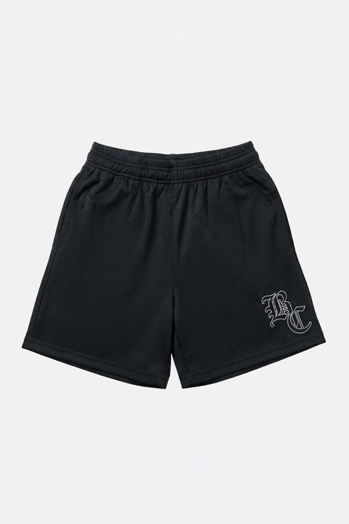 Blue&Cream Crest Mesh Shorts - Image 1 of 5