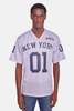 Blue&Cream Hitters Football Jersey - Grey - Thumbnail 3
