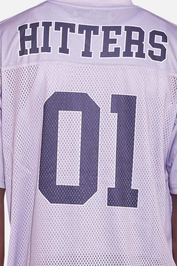 Blue&Cream Hitters Football Jersey - Grey
