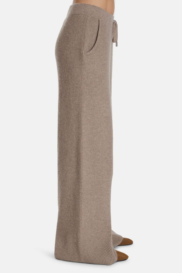 The Tile Club Kennedy Cashmere Waffle Pants
