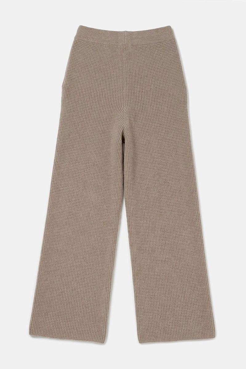 The Tile Club Kennedy Cashmere Waffle Pants