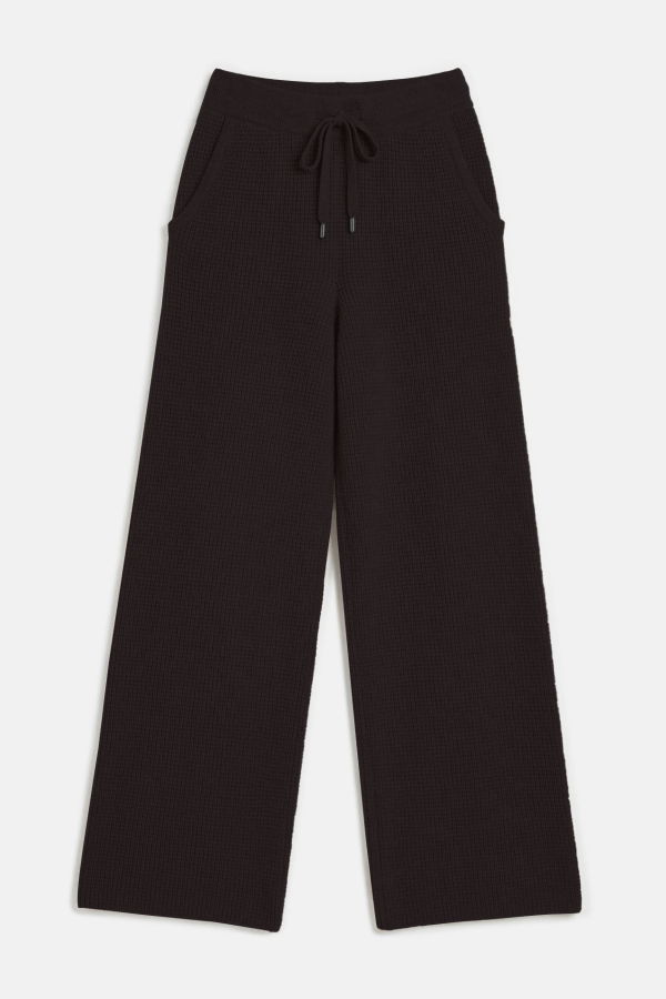 The Tile Club Kennedy Cashmere Waffle Pants