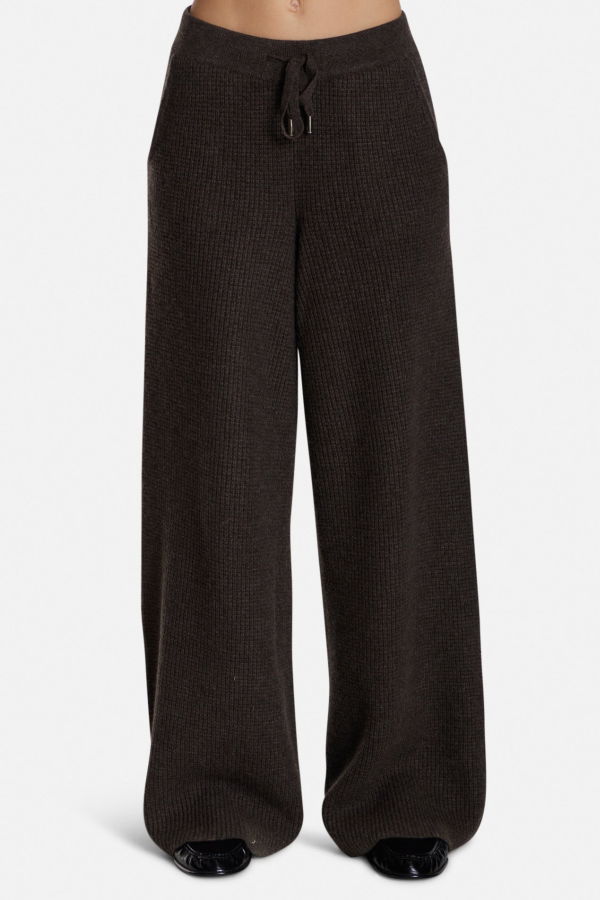 The Tile Club Kennedy Cashmere Waffle Pants