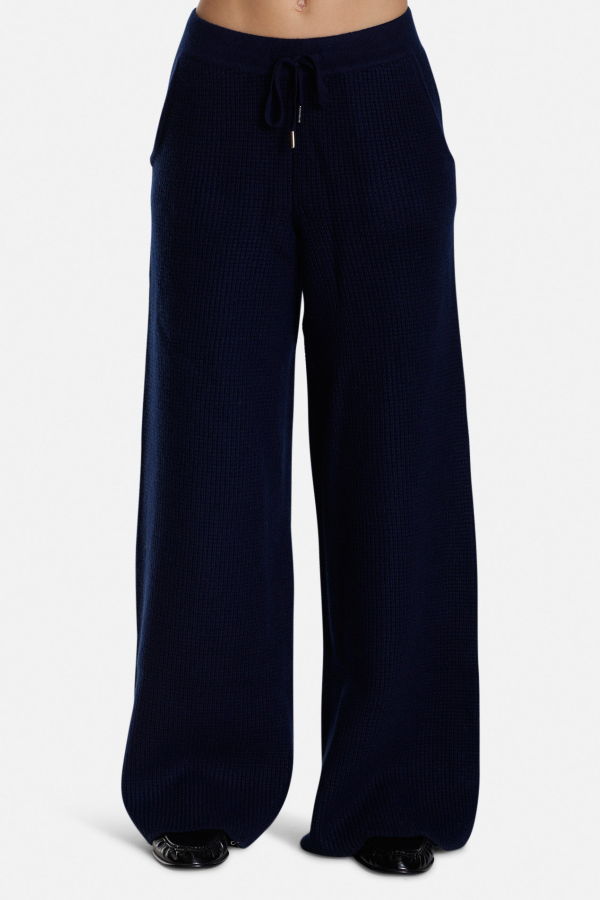 The Tile Club Kennedy Cashmere Waffle Pants