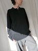 Extreme Cashmere N°199 Alligator Collar Sweater - Raven - Thumbnail 3