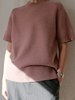Extreme Cashmere N°454 Scott Short Sleeve Sweater - Moor - Thumbnail 2