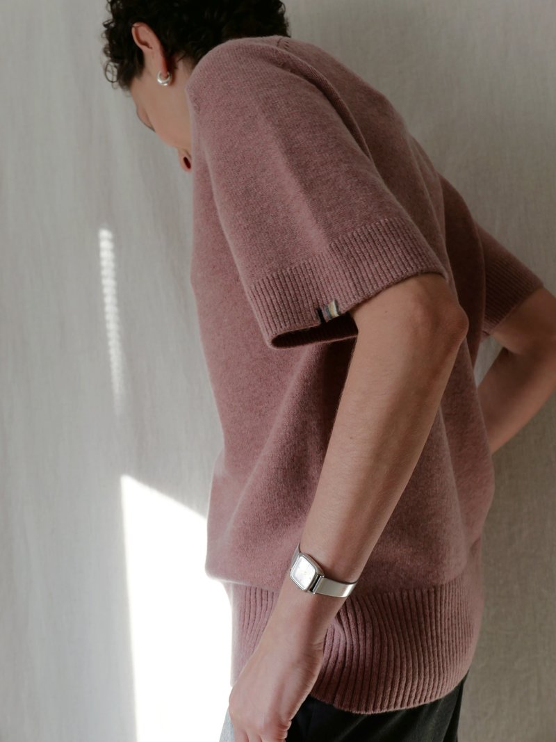 Extreme Cashmere N454 Scott Short Sleeve Sweater - Moor