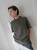 Extreme Cashmere N°454 Scott Short Sleeve Sweater - Army - Thumbnail 2