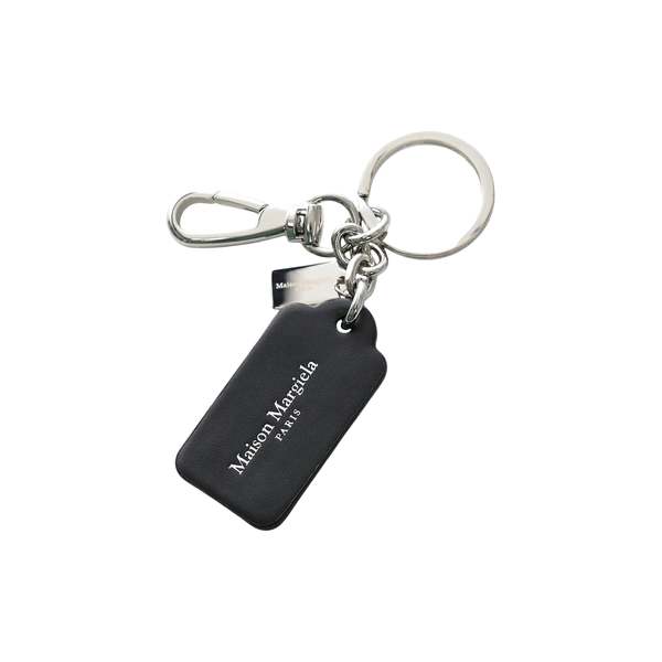 Maison Margiela Four Stitches Tag Keyring - Black