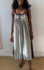 Two Ikat X Drawstring Dress - Thumbnail 2