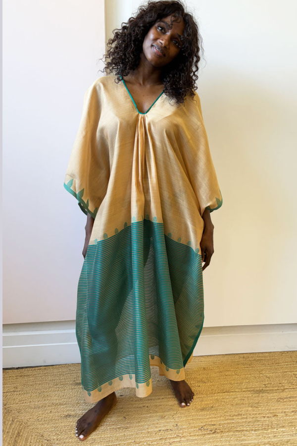 Two Temple Border Caftan