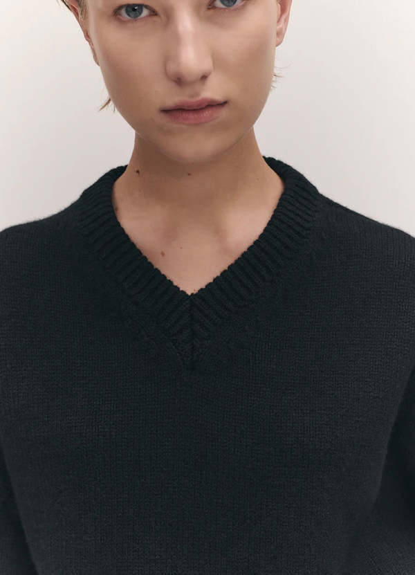 &Daughter Balla Slouch V Neck Sweater