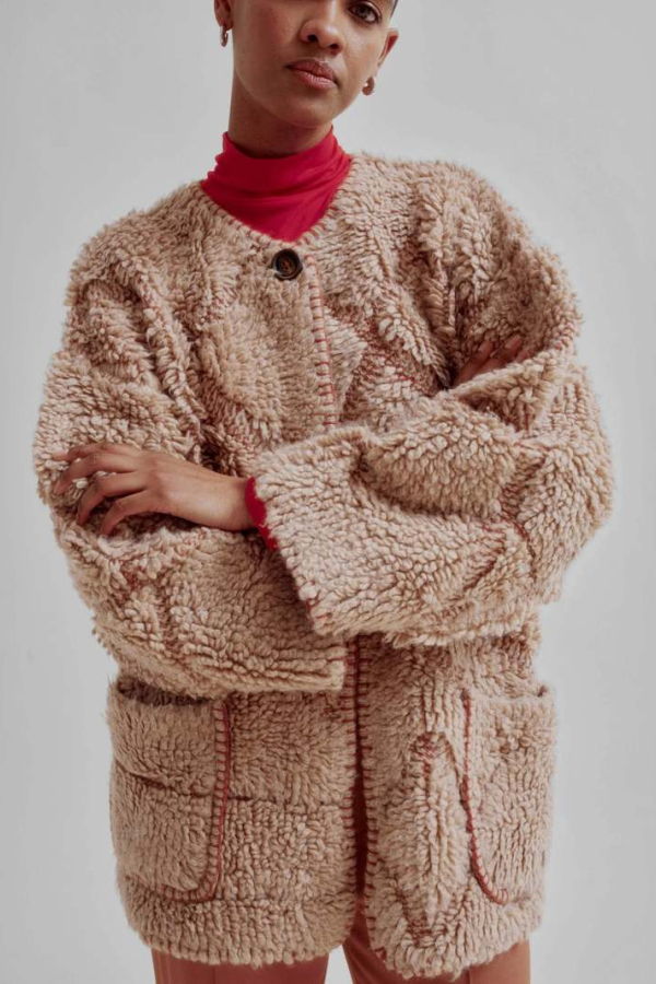 SAYAKA DAVIS NEW YORK Pile Knit Coat