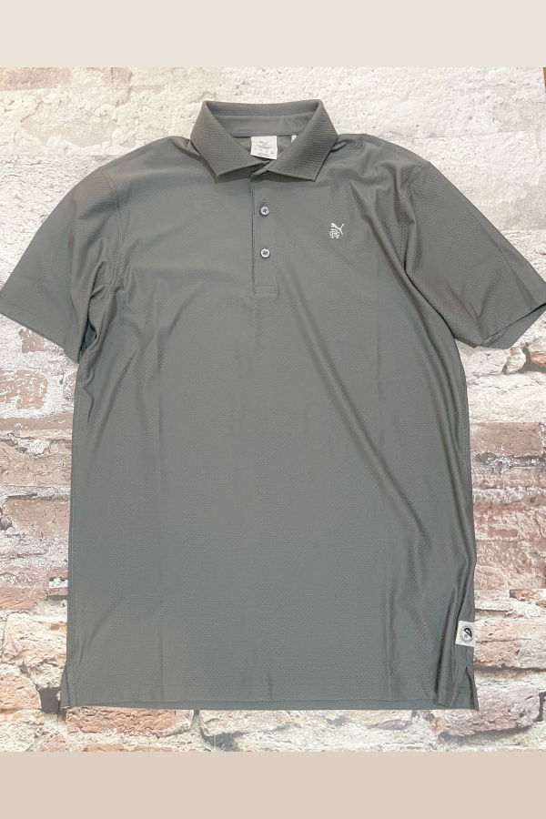 Reigning Champ Puma x RC Jacquard Polo - Dusky Gray