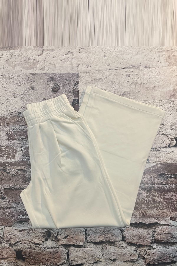 Varley The Extra Wide Leg Pant - Egret