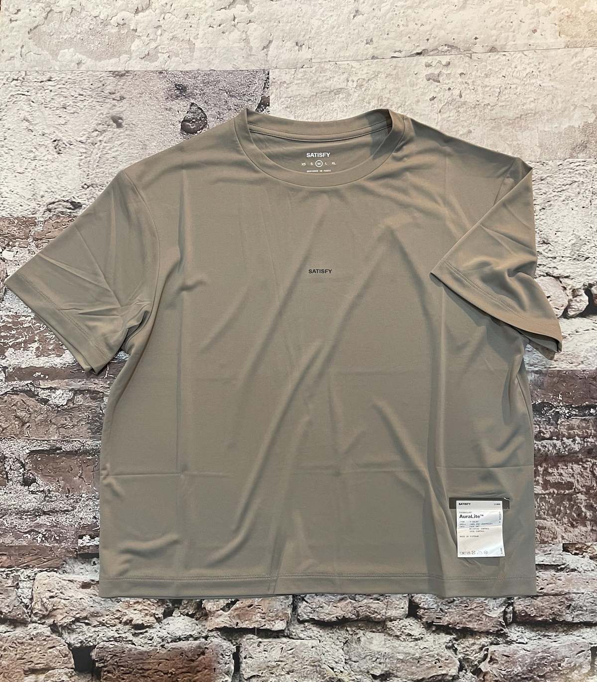 Satisfy AuraLite Tee - Aluminium - Image 1 of 1