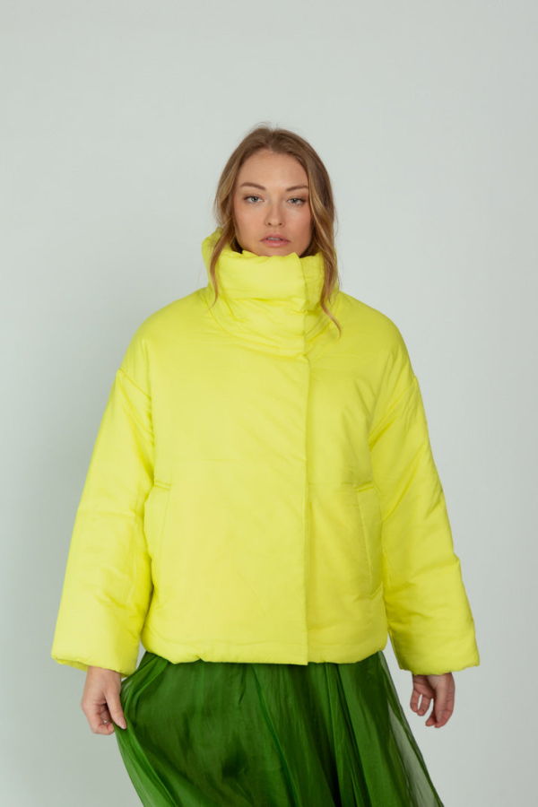OOFWear Water Repellent Puffer Jacket - Light Lime