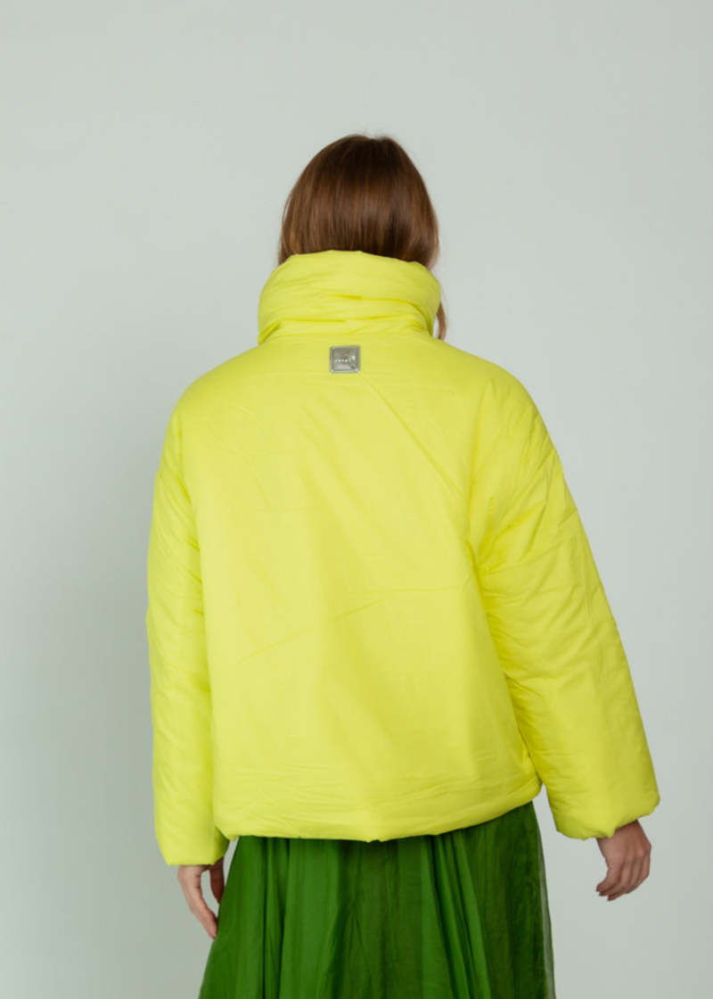 OOFWear Water Repellent Puffer Jacket - Light Lime
