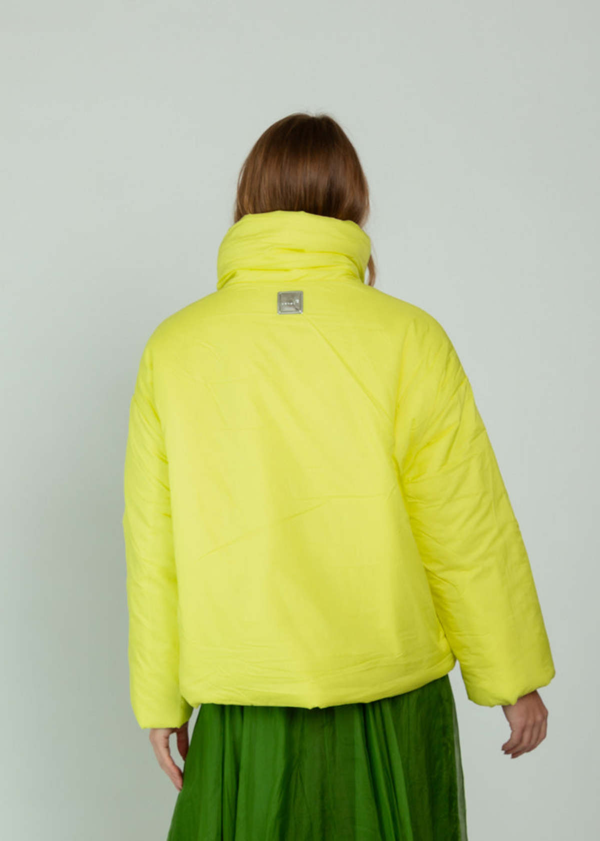 OOFWear Water Repellent Puffer Jacket - Light Lime - Image 4 of 5