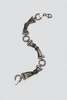 Vintage Mesh Circle Bar Chain Bracelet - Sterling Silver - Thumbnail 3