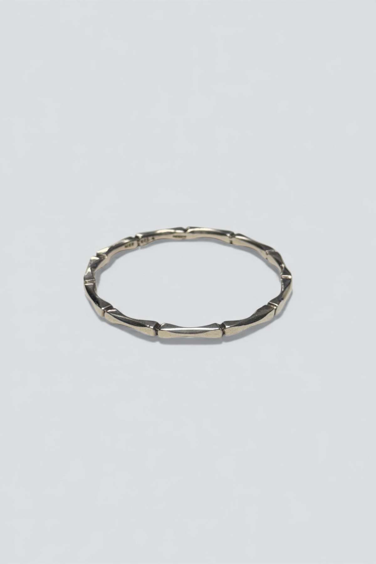 Assembly New York Notched Bangle Bracelet - Sterling Silver - Image 3 of 4