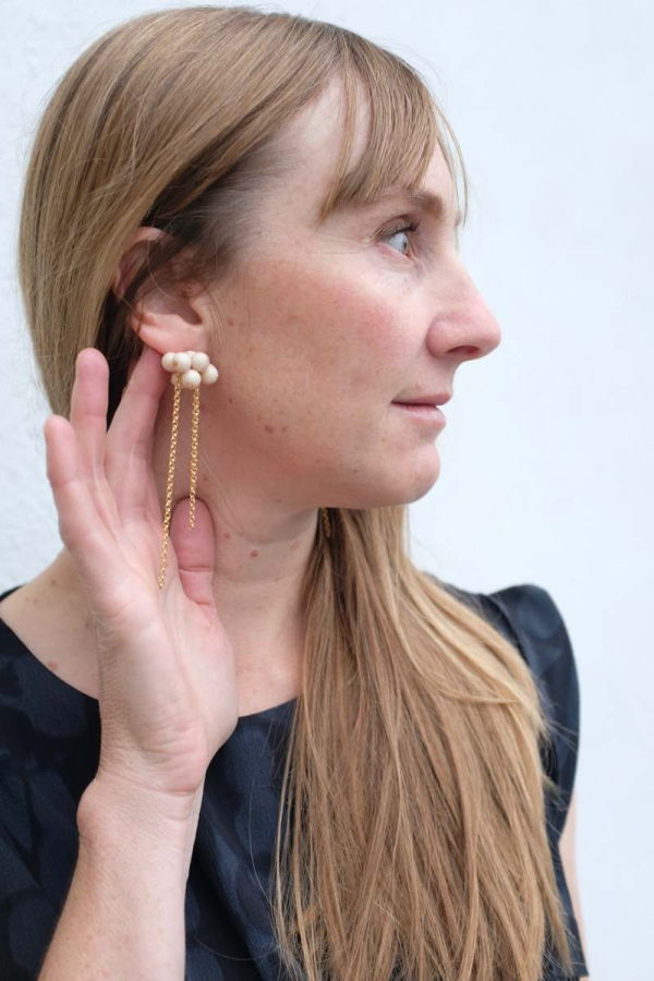 Rachel Comey Bauble Mesh Earrings
