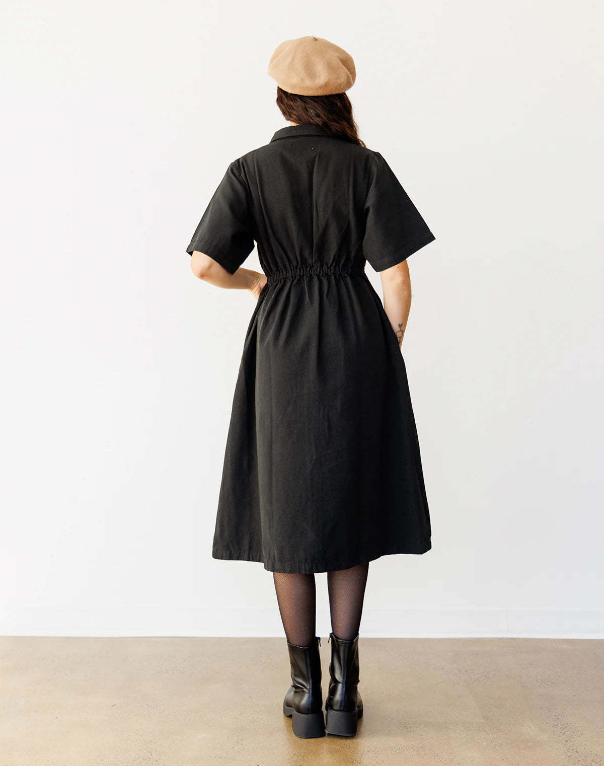 Noble Long Utility Dress - Ash - Image 5 of 6