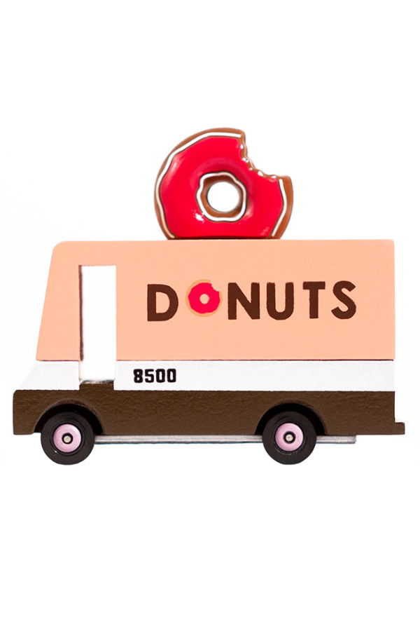 Kids Candylab Donut Toy Van - Pink