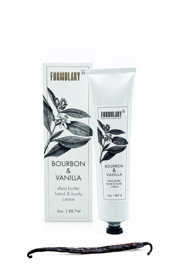 Formulary55 Bourbon & Vanilla Shea Butter Hand and Body Creme Tube Hand & Body Cream