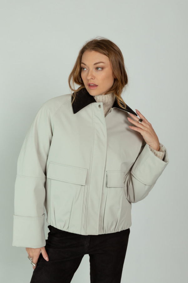 OOFWear Short Utility Jacket - Cream