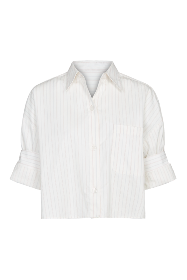 TWP Next Ex Stripe Shirt - White Multi