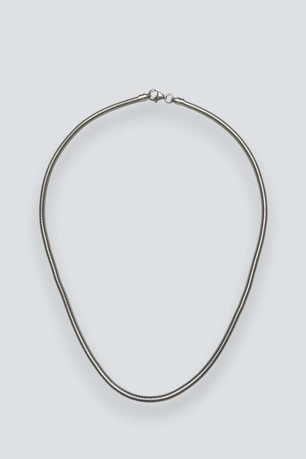 Vintage Snake Chain Necklace - Sterling Silver