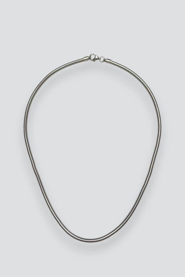 Vintage Snake Chain Necklace - Sterling Silver