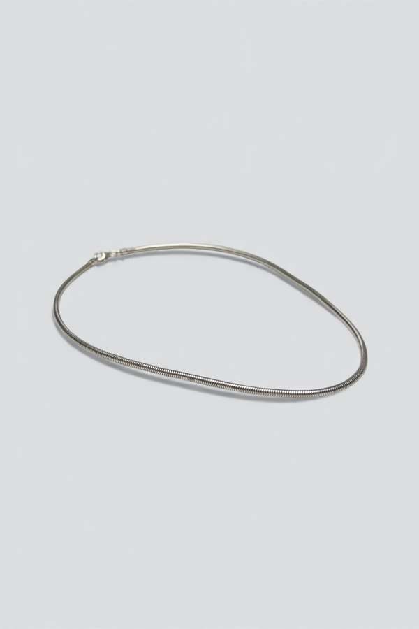 Vintage Snake Chain Necklace - Sterling Silver