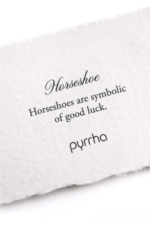 Pyrrha Horseshoe Stud Earrings