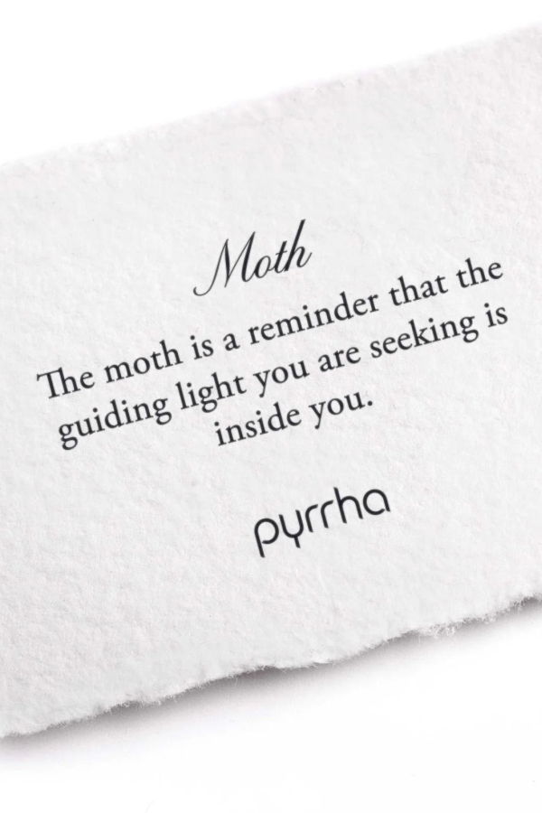 Pyrrha Moth Stud Earrings