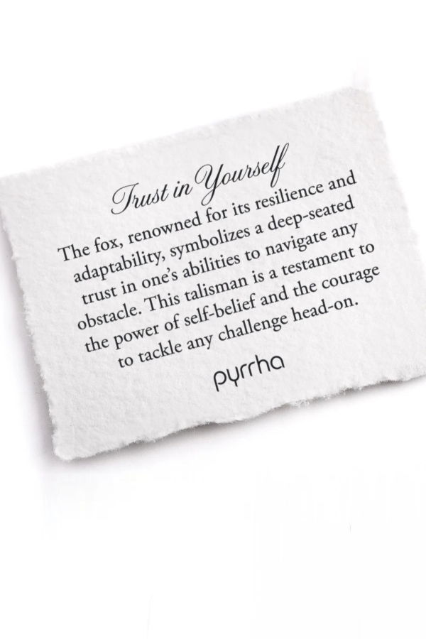 Pyrrha Trust in Yourself Talisman Necklace