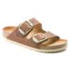 Birkenstock Arizona Big Buckle High Shine Sandals - Ecru - Thumbnail 6