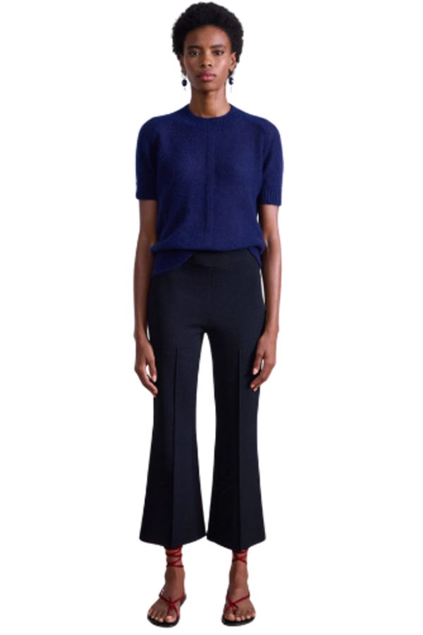 Apiece Apart Rene Pull On Pant - Black/Deep Espresso/Desert Palm