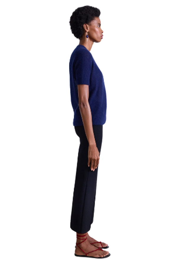 Apiece Apart Rene Pull On Pant - Black/Deep Espresso/Desert Palm