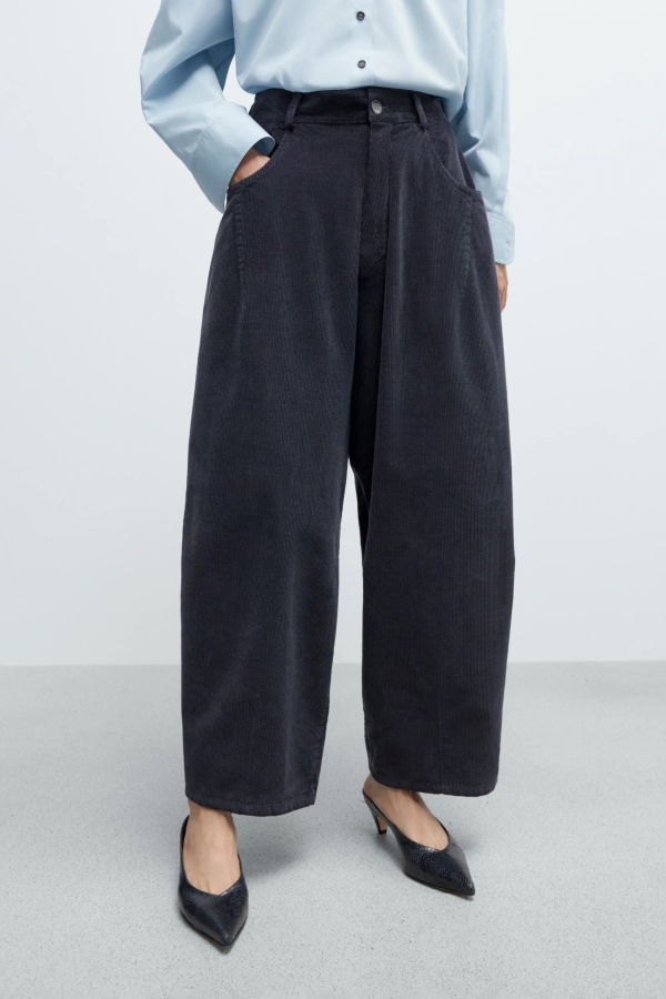 Cordera Corduroy Baggy Pants