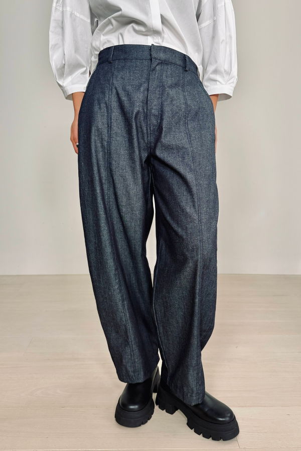 Yesaet Lidet Pant - Indigo Denim/Charcoal denim