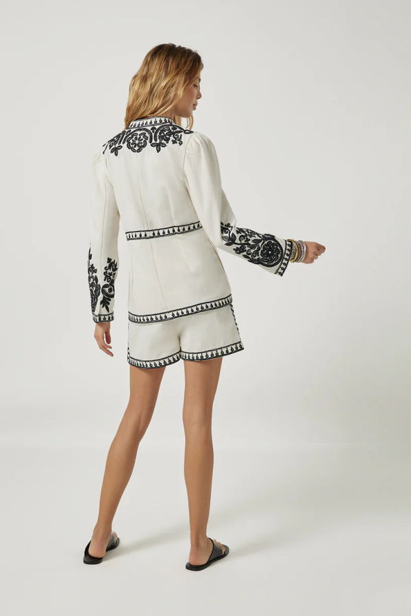 Scarlett Poppies Zorena Jacket - Vanilla/Onyx