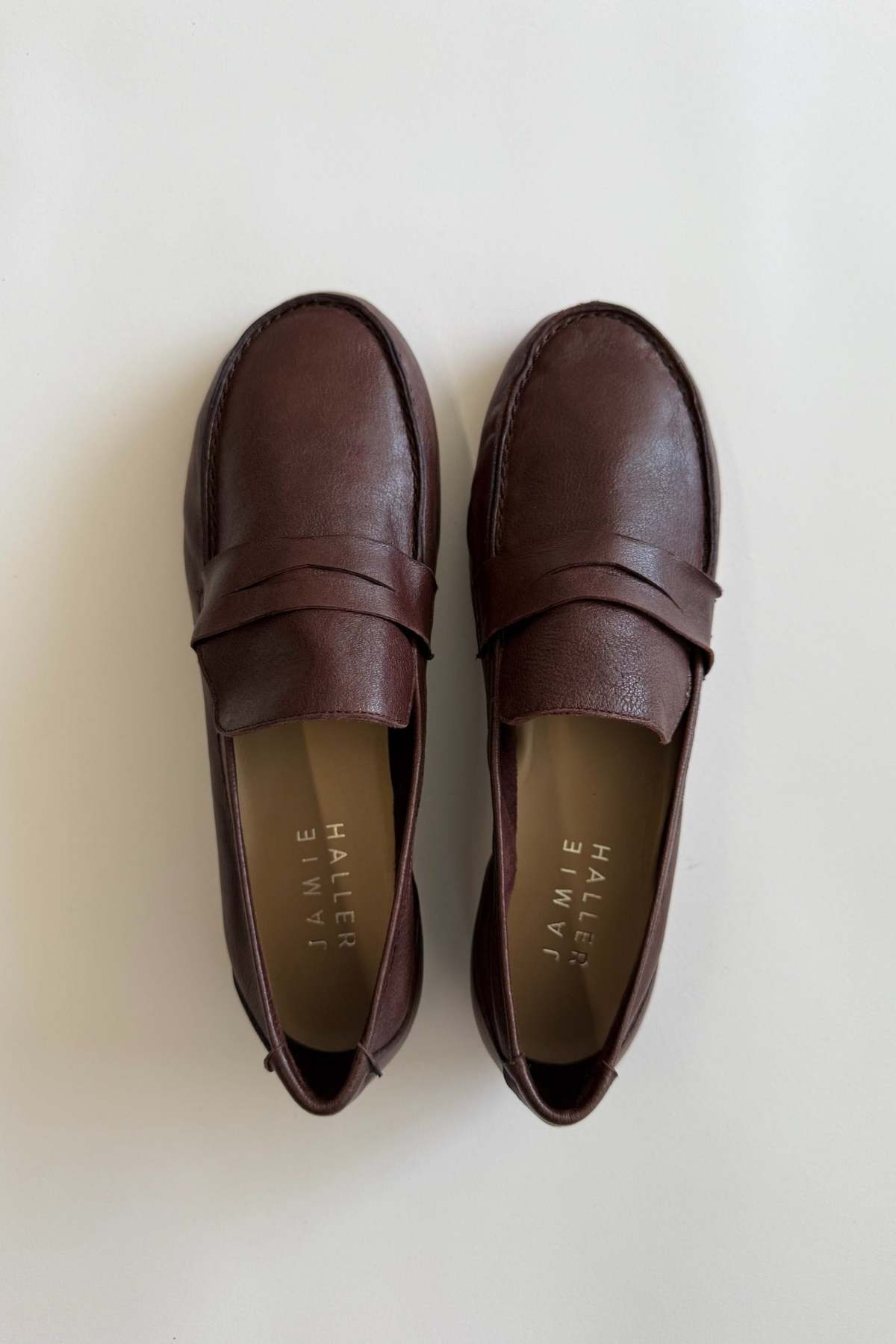 Jamie Haller Unlined Penny Loafer - Bordeaux - Image 1 of 1