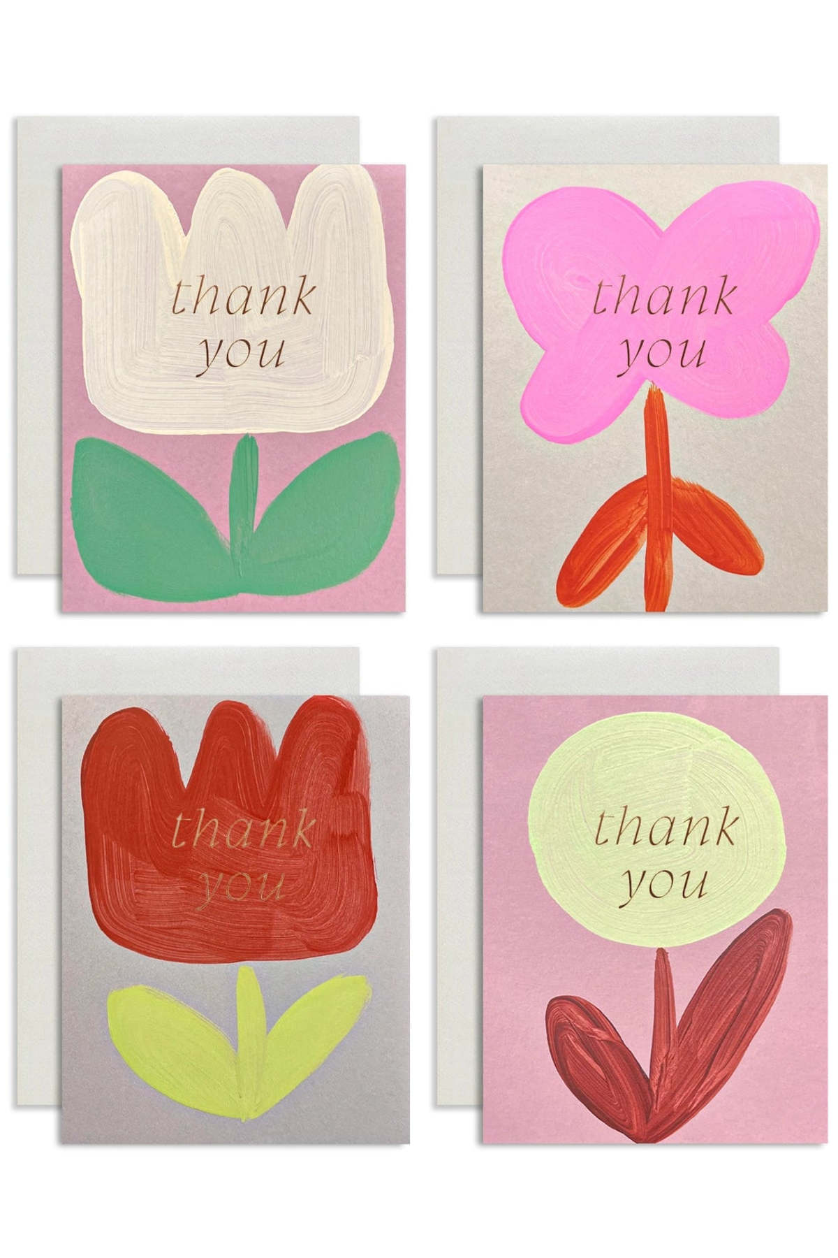 Mōglea Daisy Thank You Card Set - Image 1 of 7