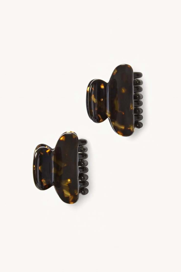 Machete Twin Heirloom Claws Hair Clip Set - Dark Tortoise